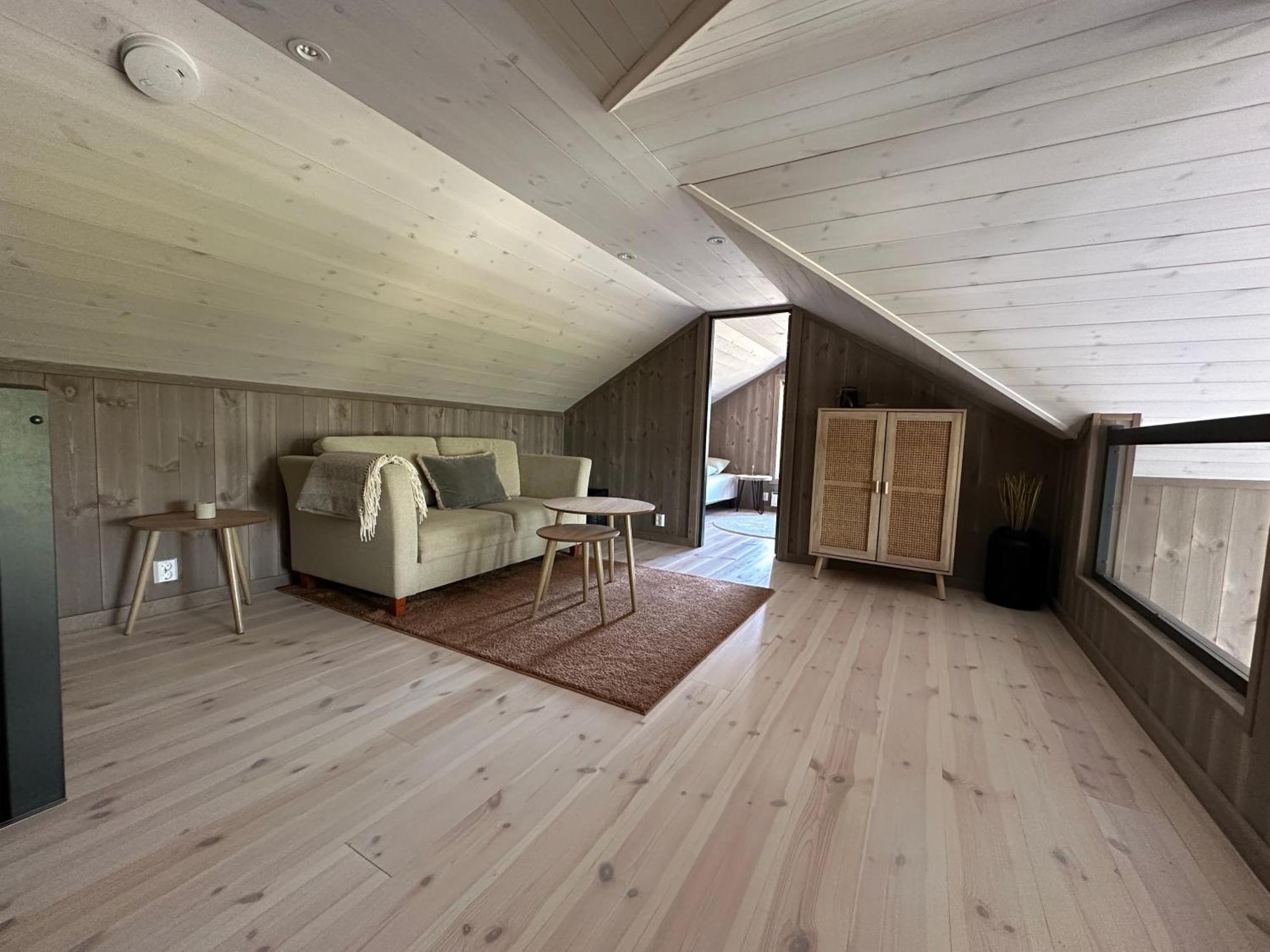 Modern Northern Lights Cabin Drangedal Eksteriør billede