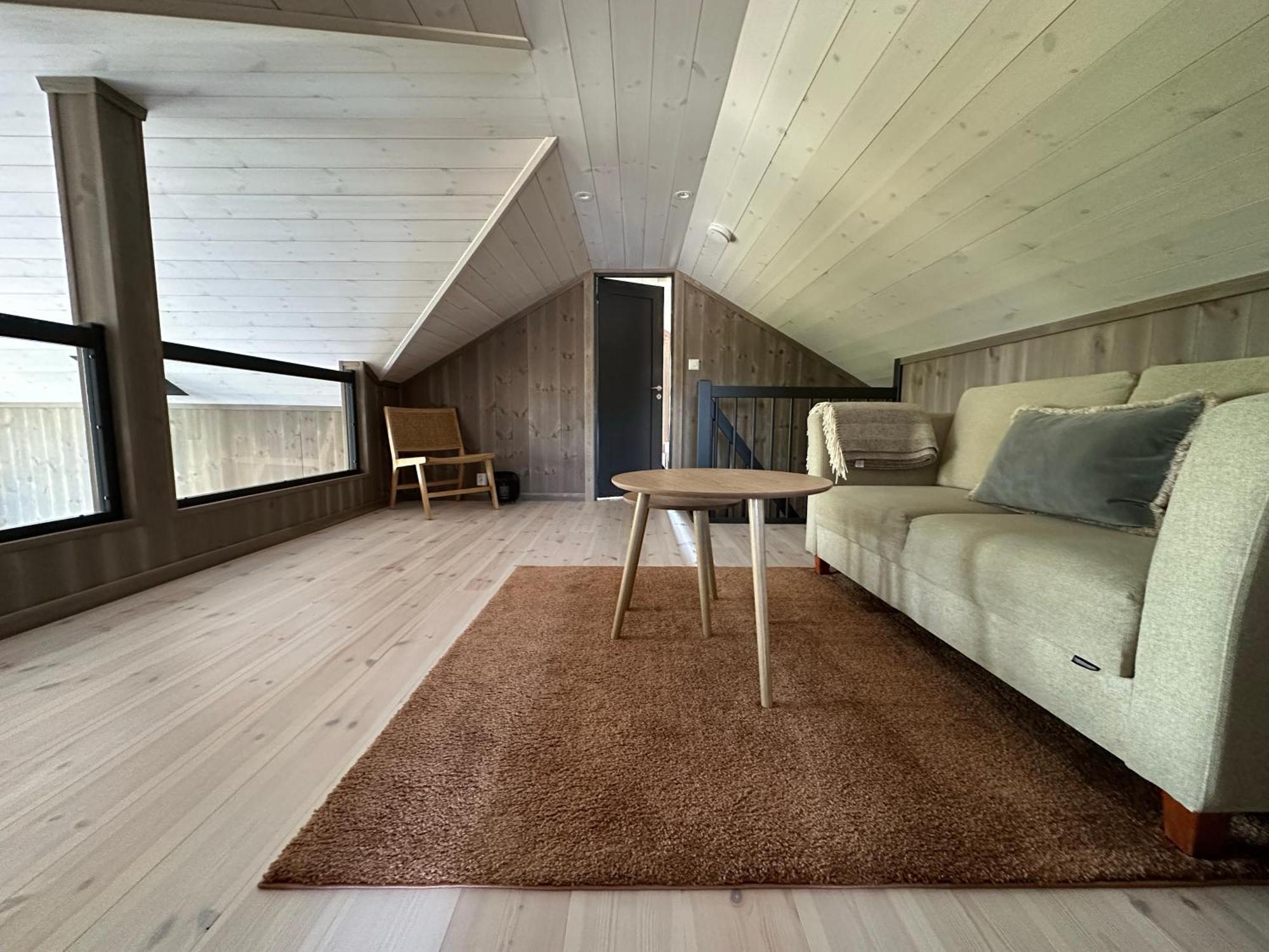 Modern Northern Lights Cabin Drangedal Eksteriør billede